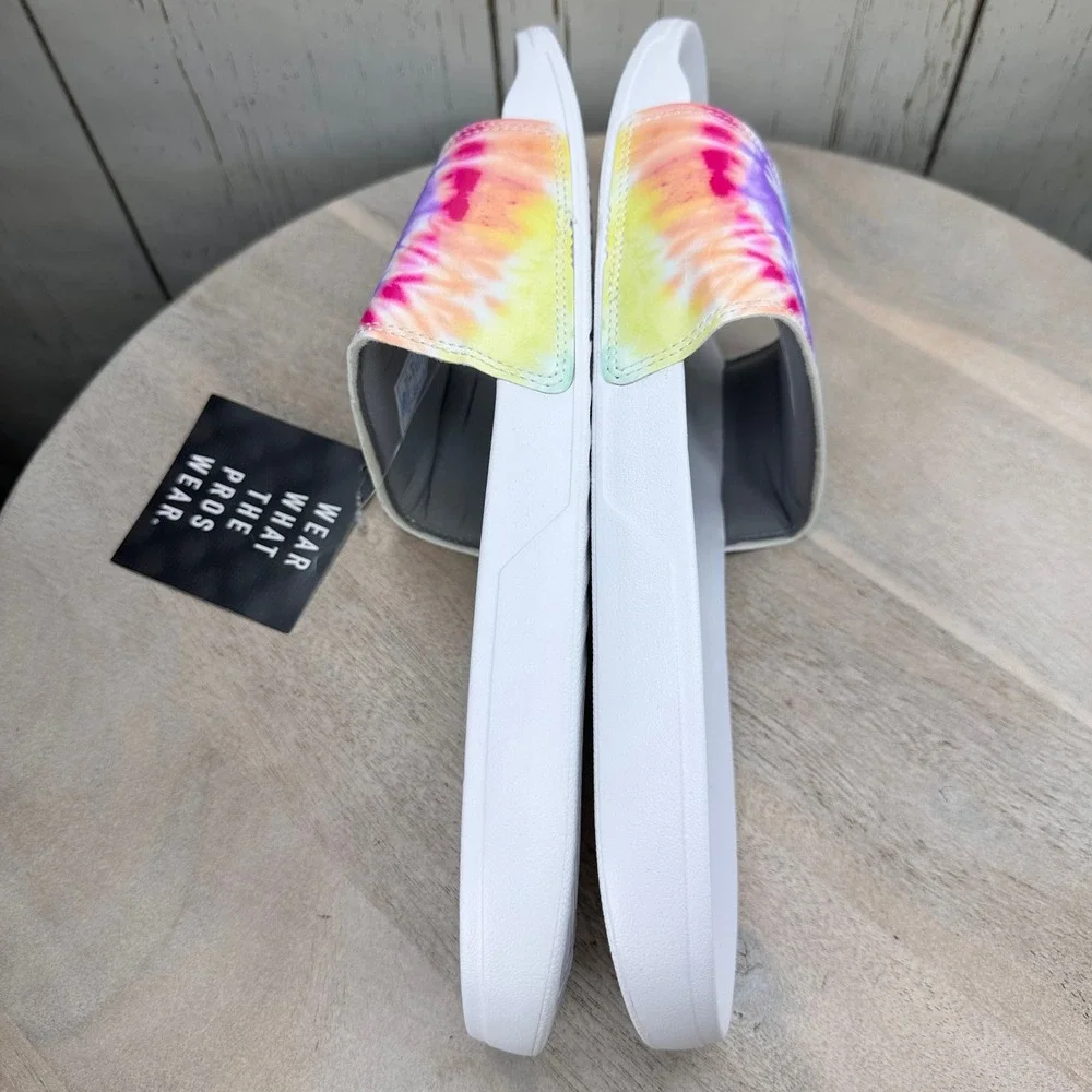 ISlide Boston Red Sox Tie Dye Slide Sandals White Mens Size 13 14 New